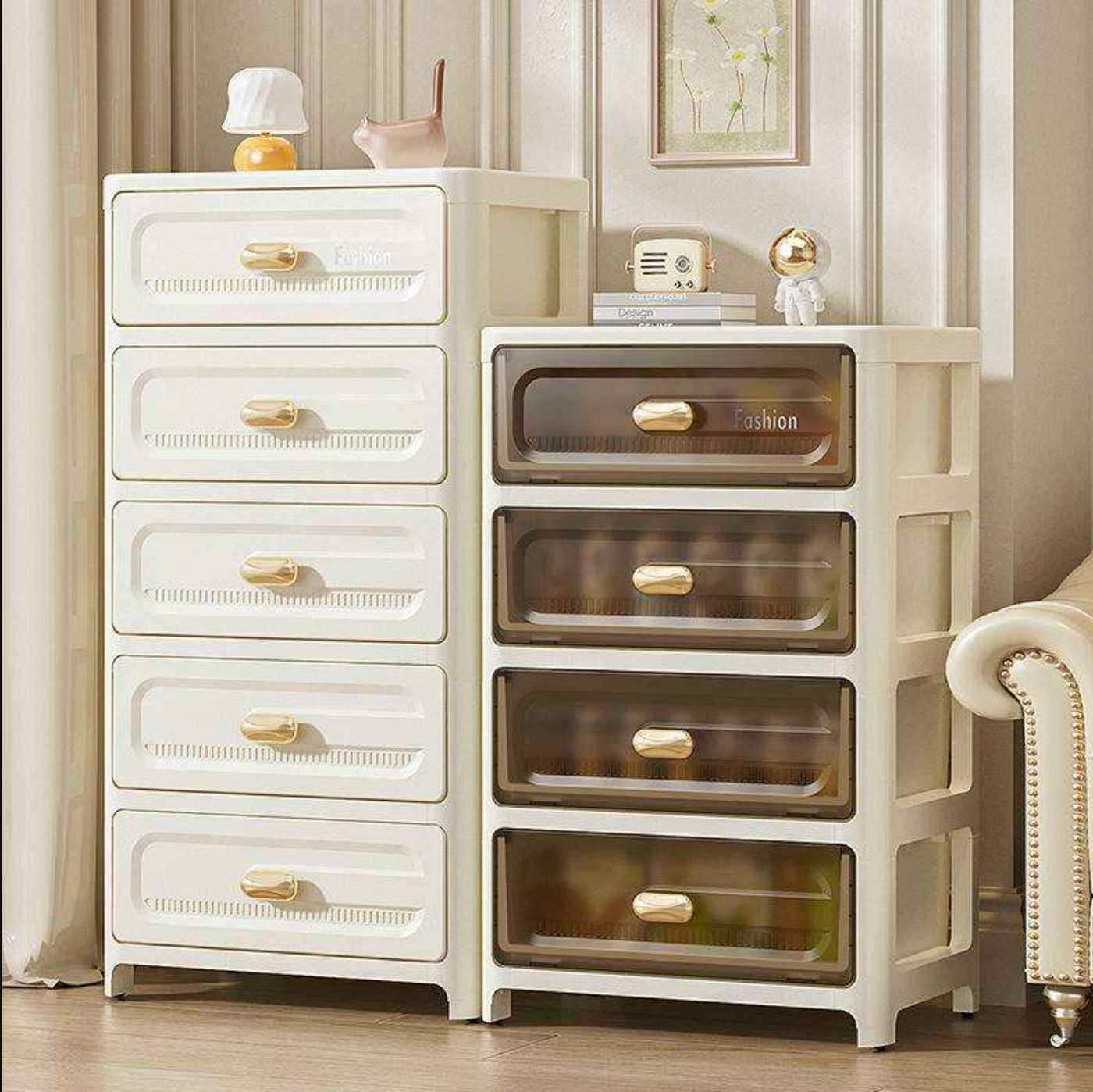 35cm Multi-Layer Drawer Storage Tower – Space-Saving Organiser for Home & Office