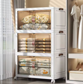Foldable Transparent Wardrobe Storage Cabinet